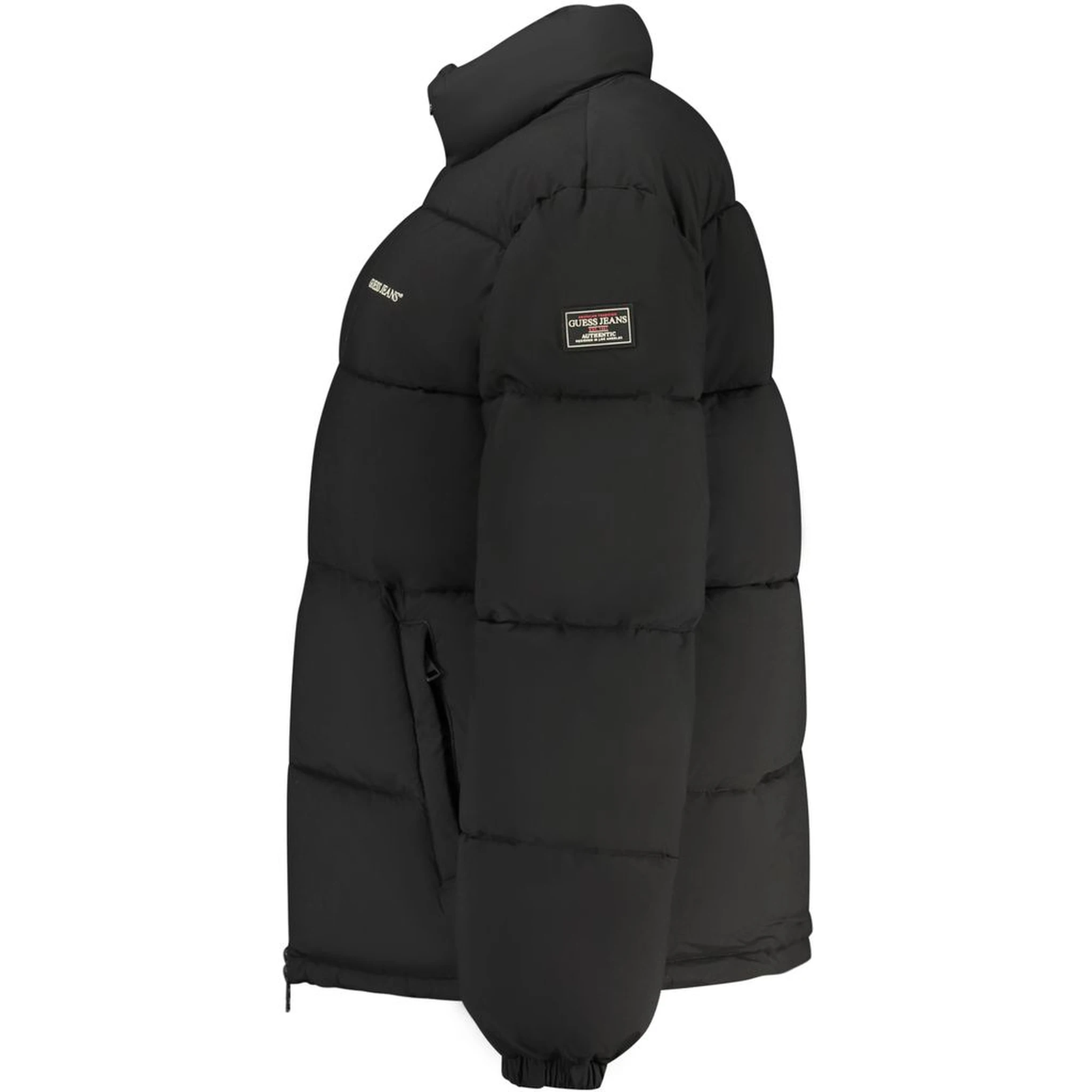 Black Polyester Shell Jacket