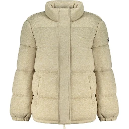 Beige Polyester Coat