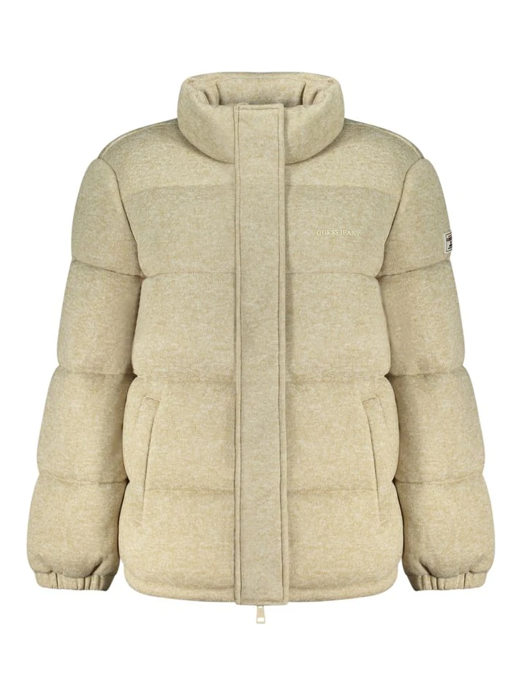 Beige Polyester Coat