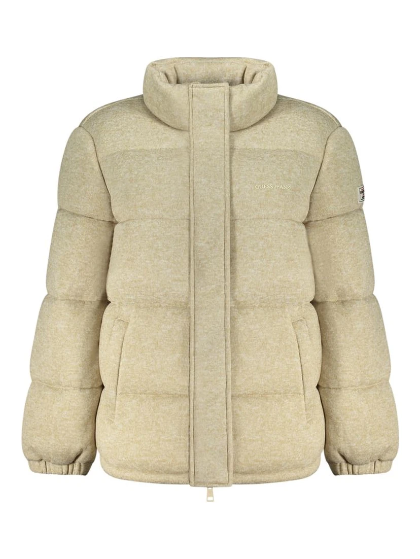 Beige Polyester Coat