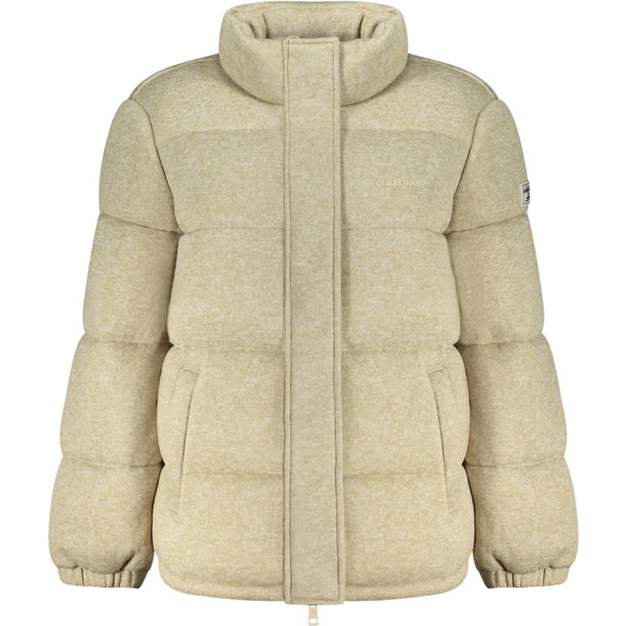 Beige Polyester Coat