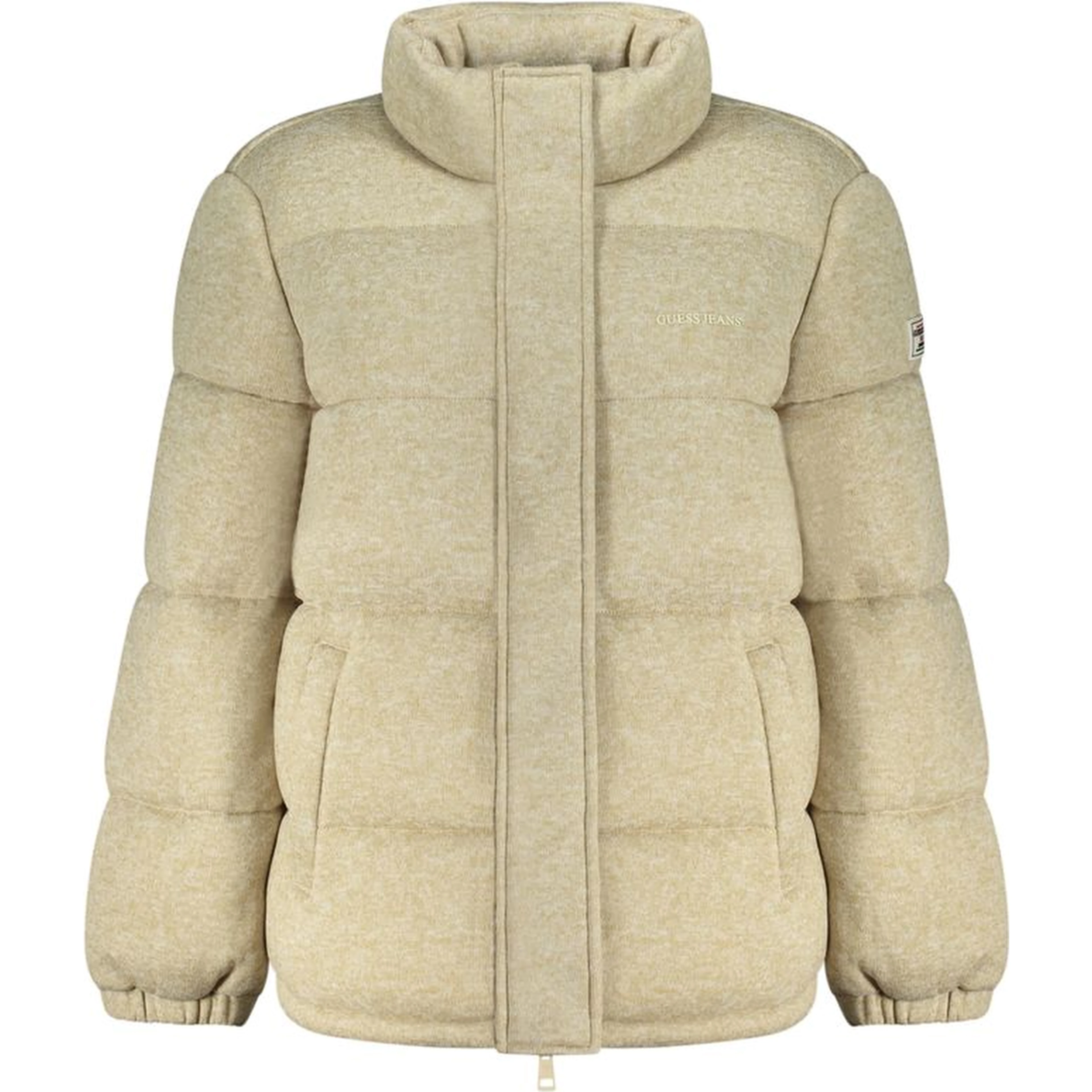 Beige Polyester Coat