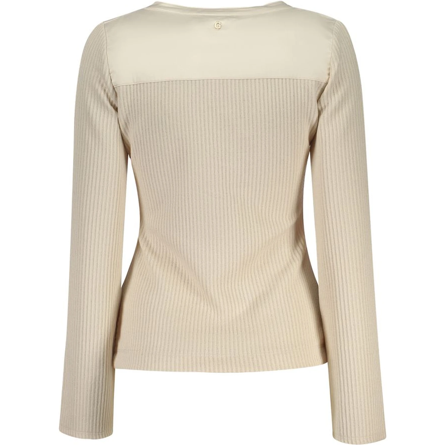 Beige Polyester Sweatshirt