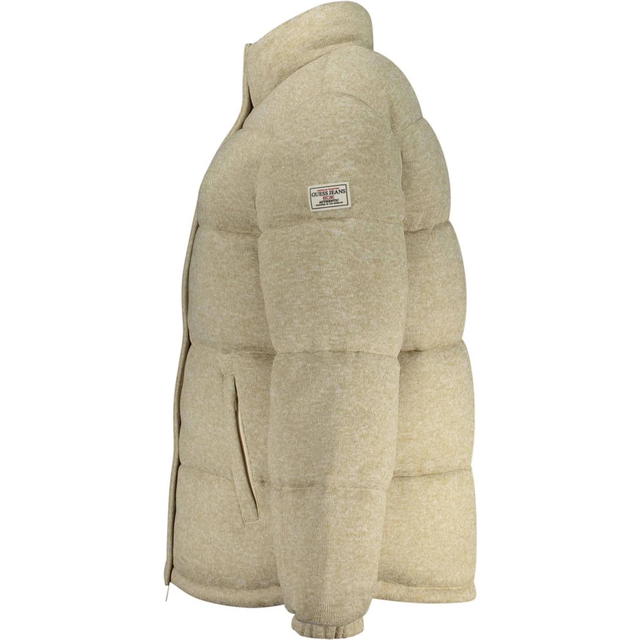 Beige Polyester Coat
