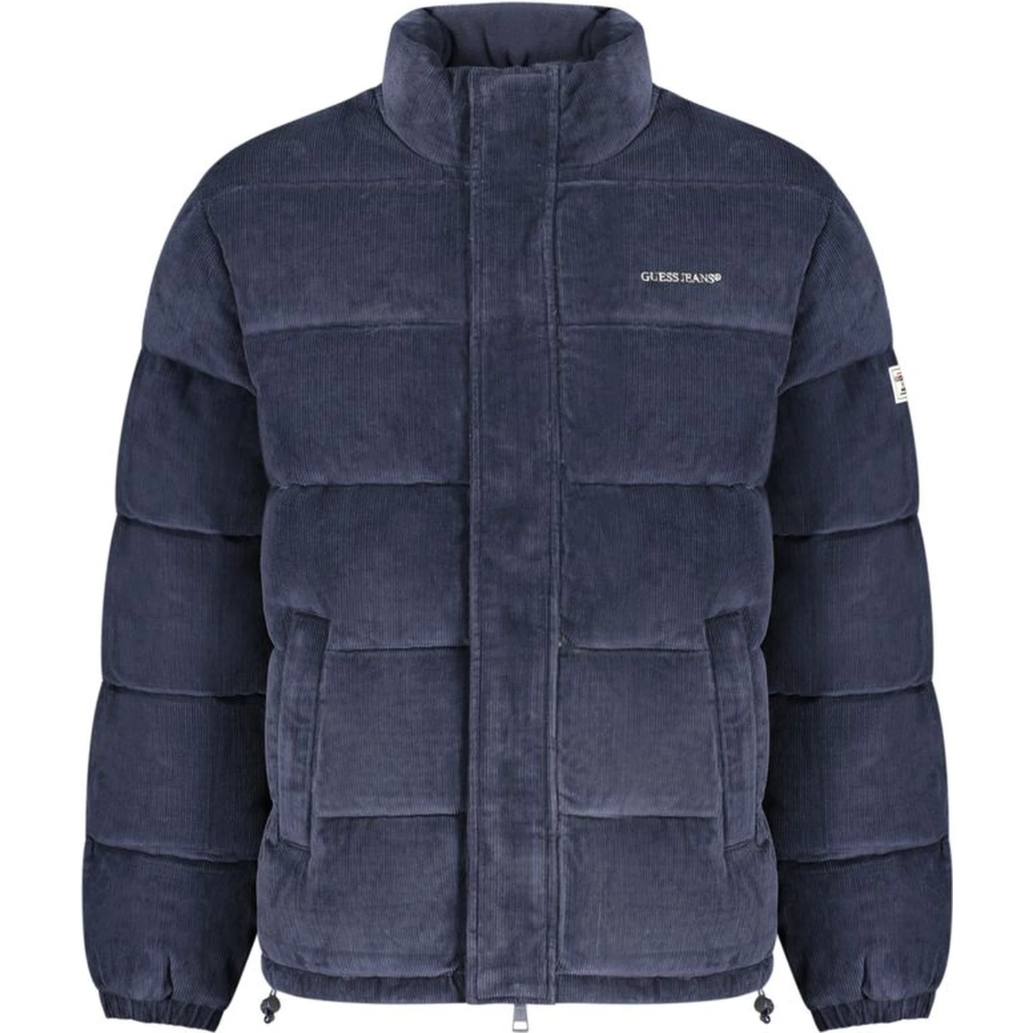 Blue Polyester Men's Jacket
