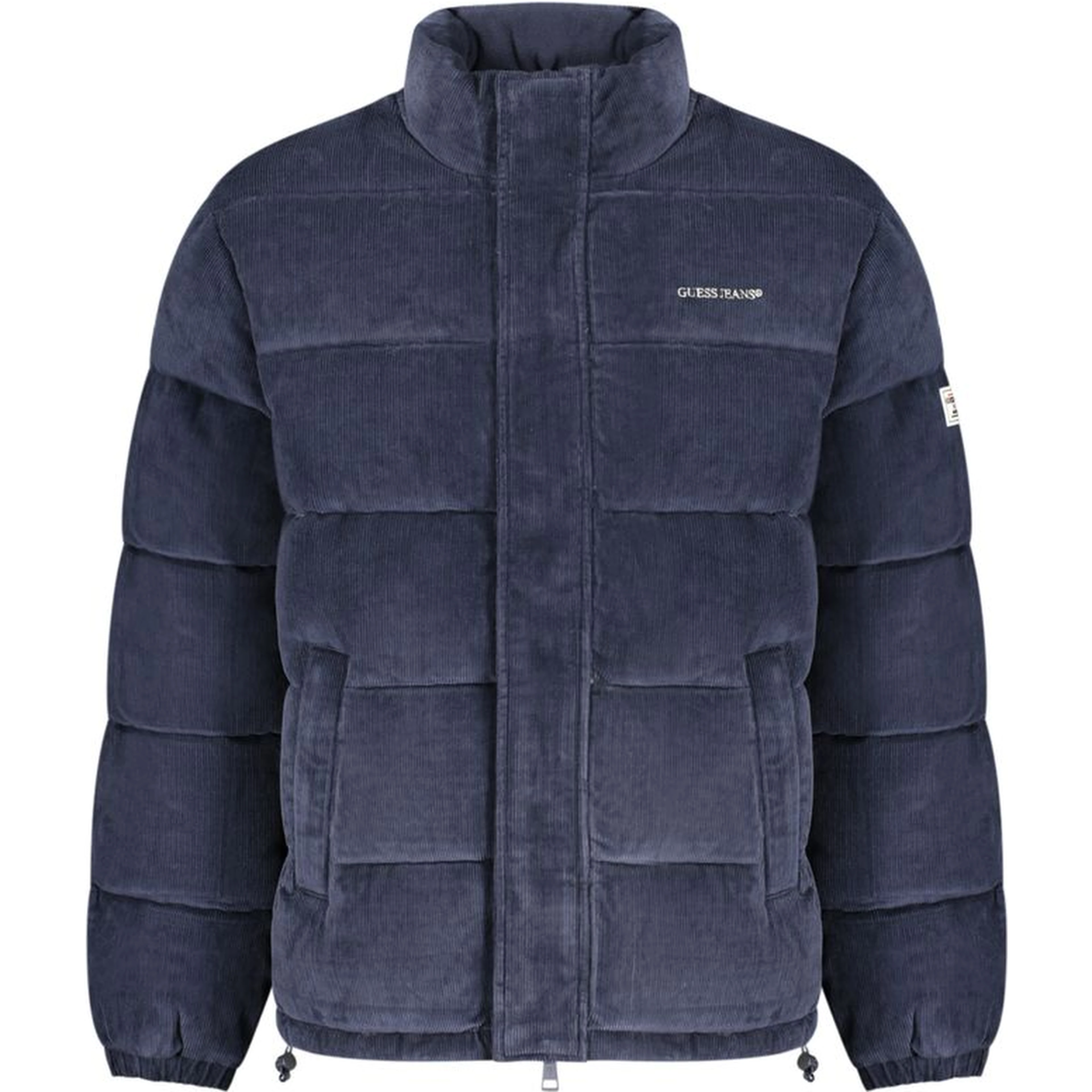 Blue Polyester Men's Jacket