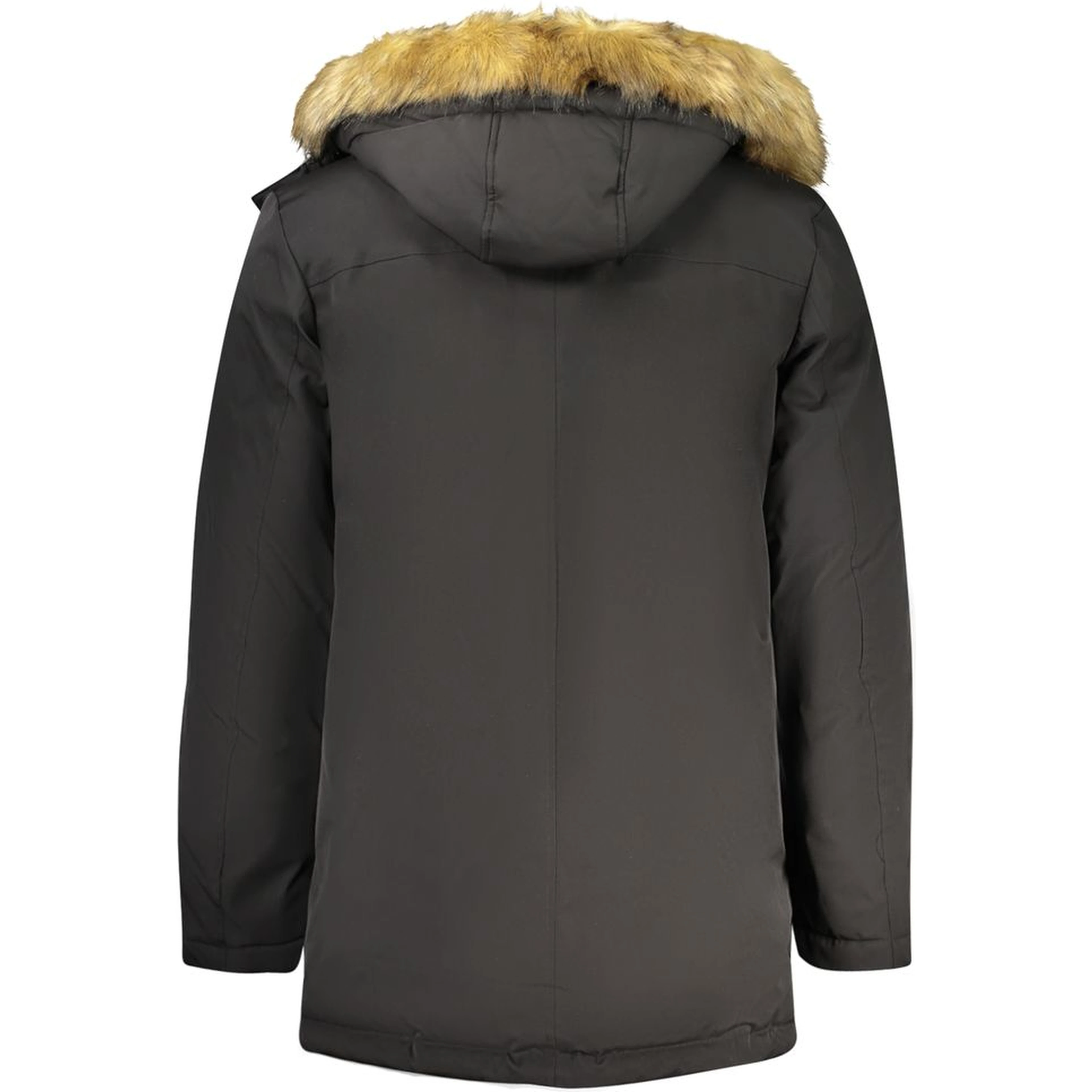Black Polyester Mens Jacket