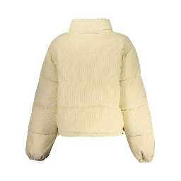 Beige Polyester Full-Length Jacket