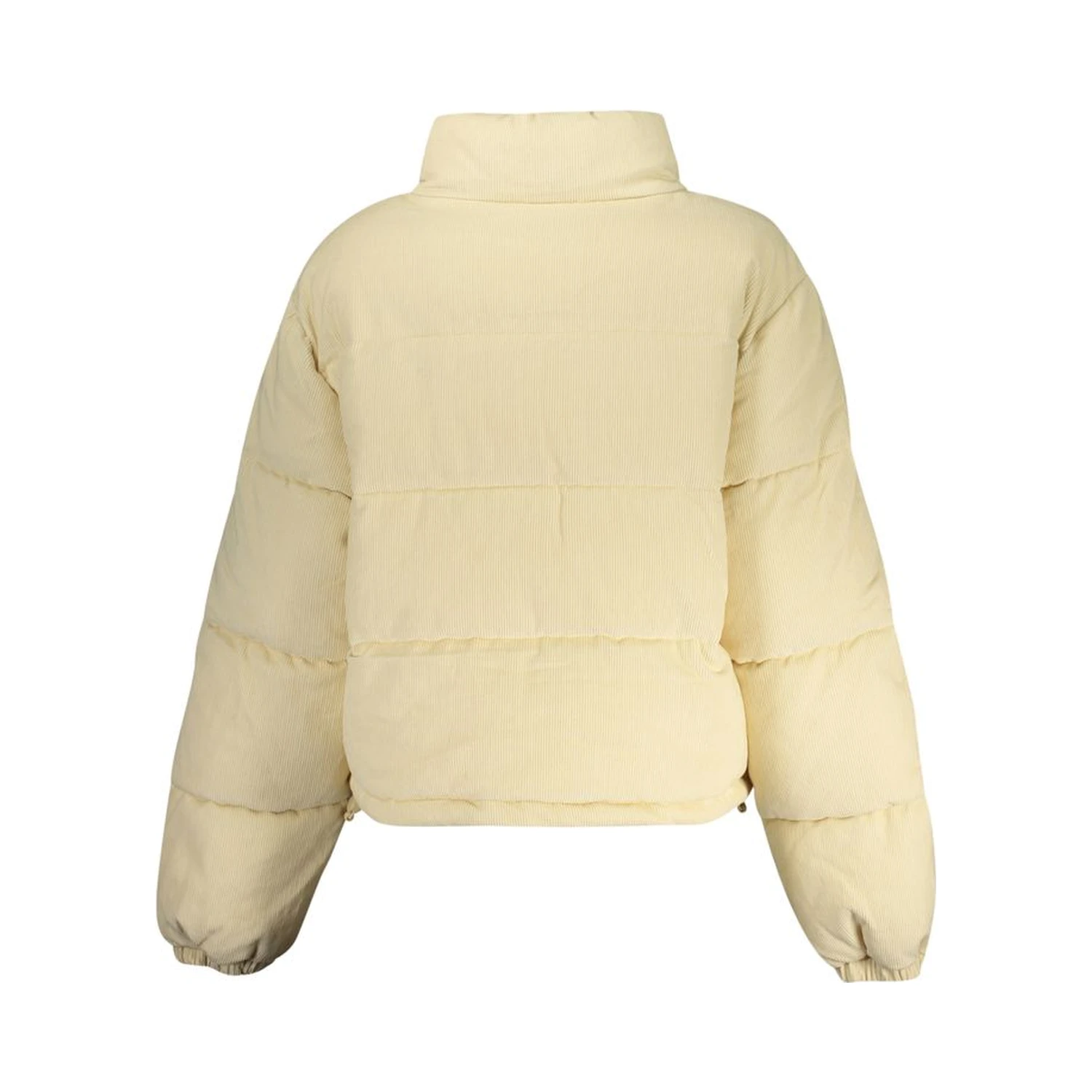 Beige Polyester Full-Length Jacket