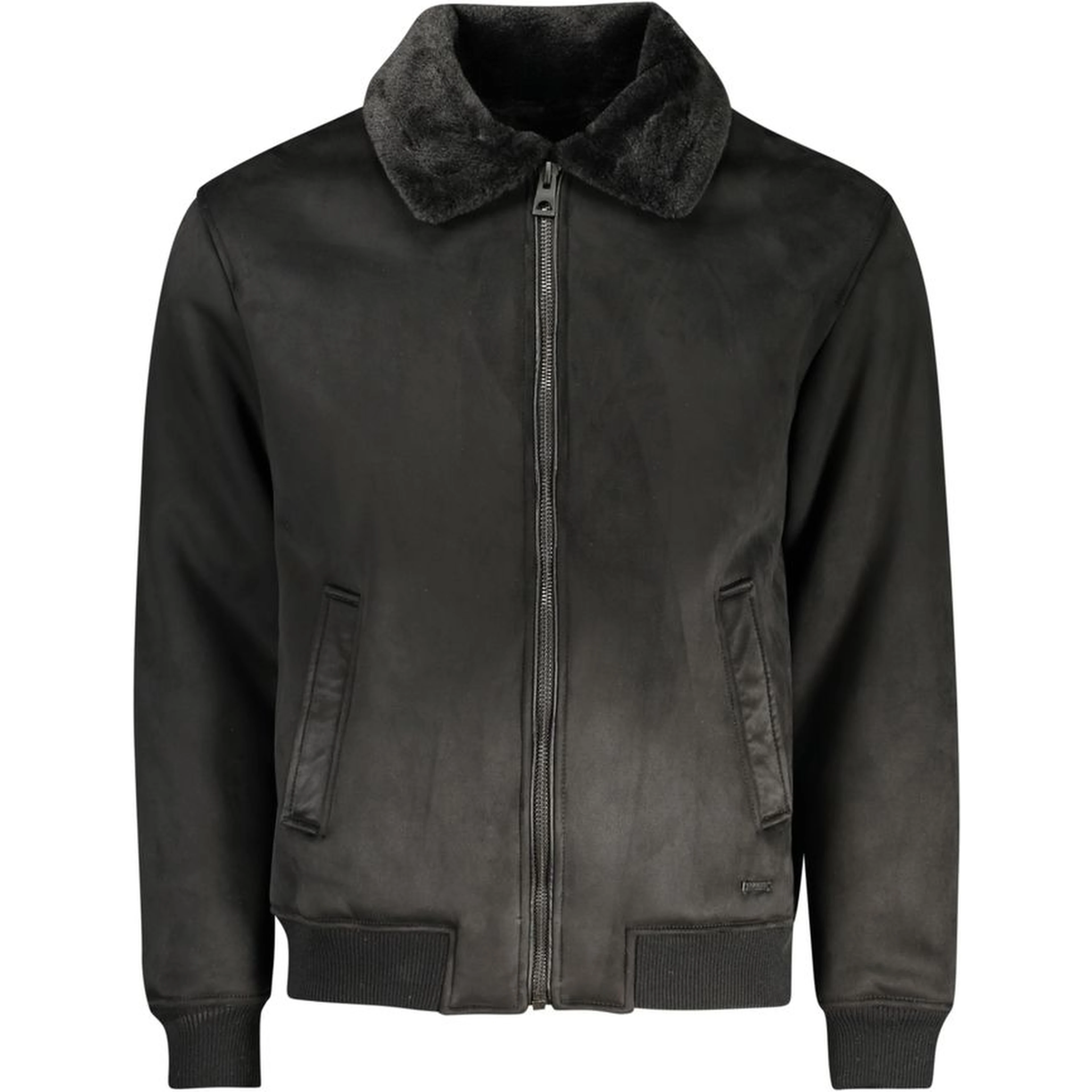 Nero Poliuretano Men Jacket