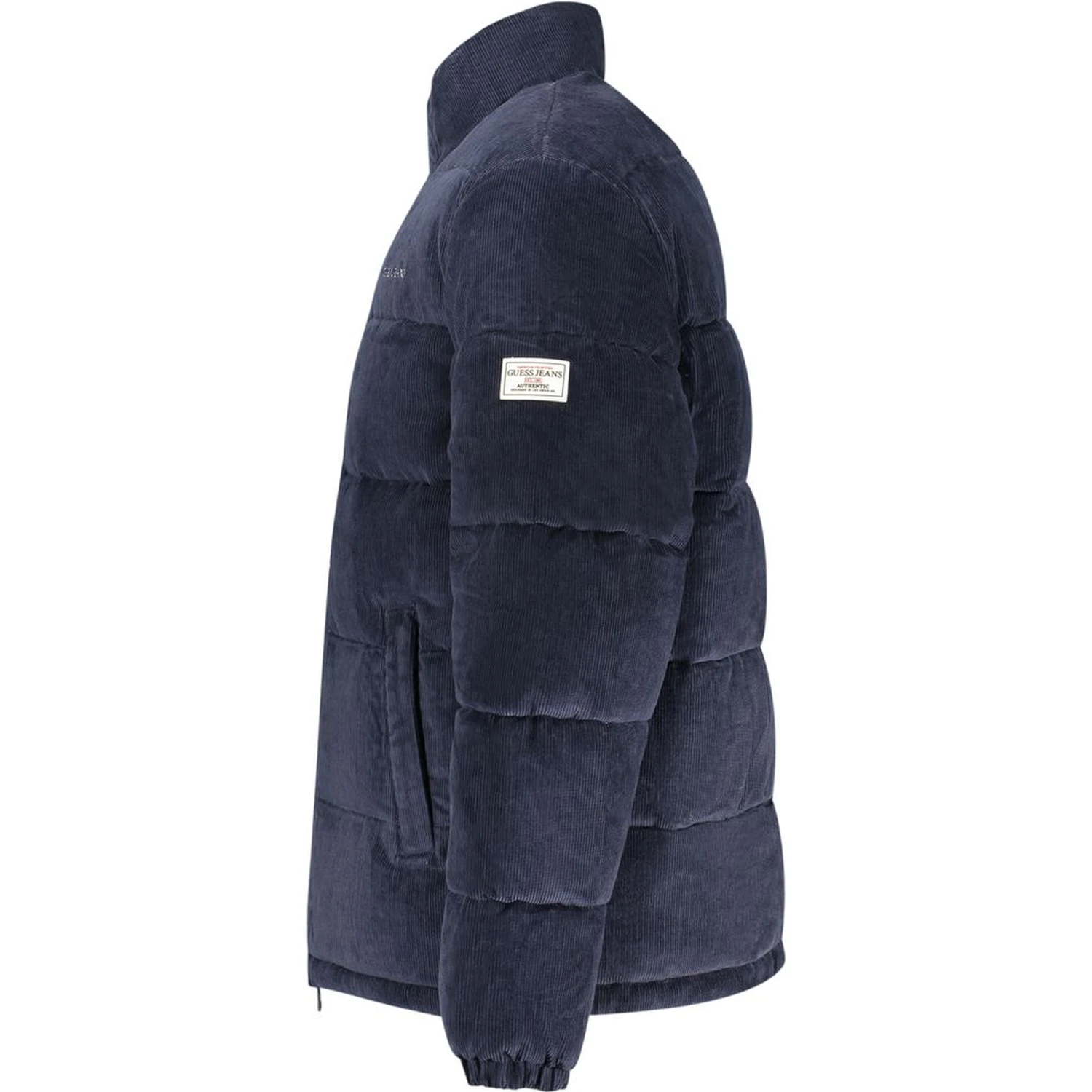 Blue Polyester Men's Jacket