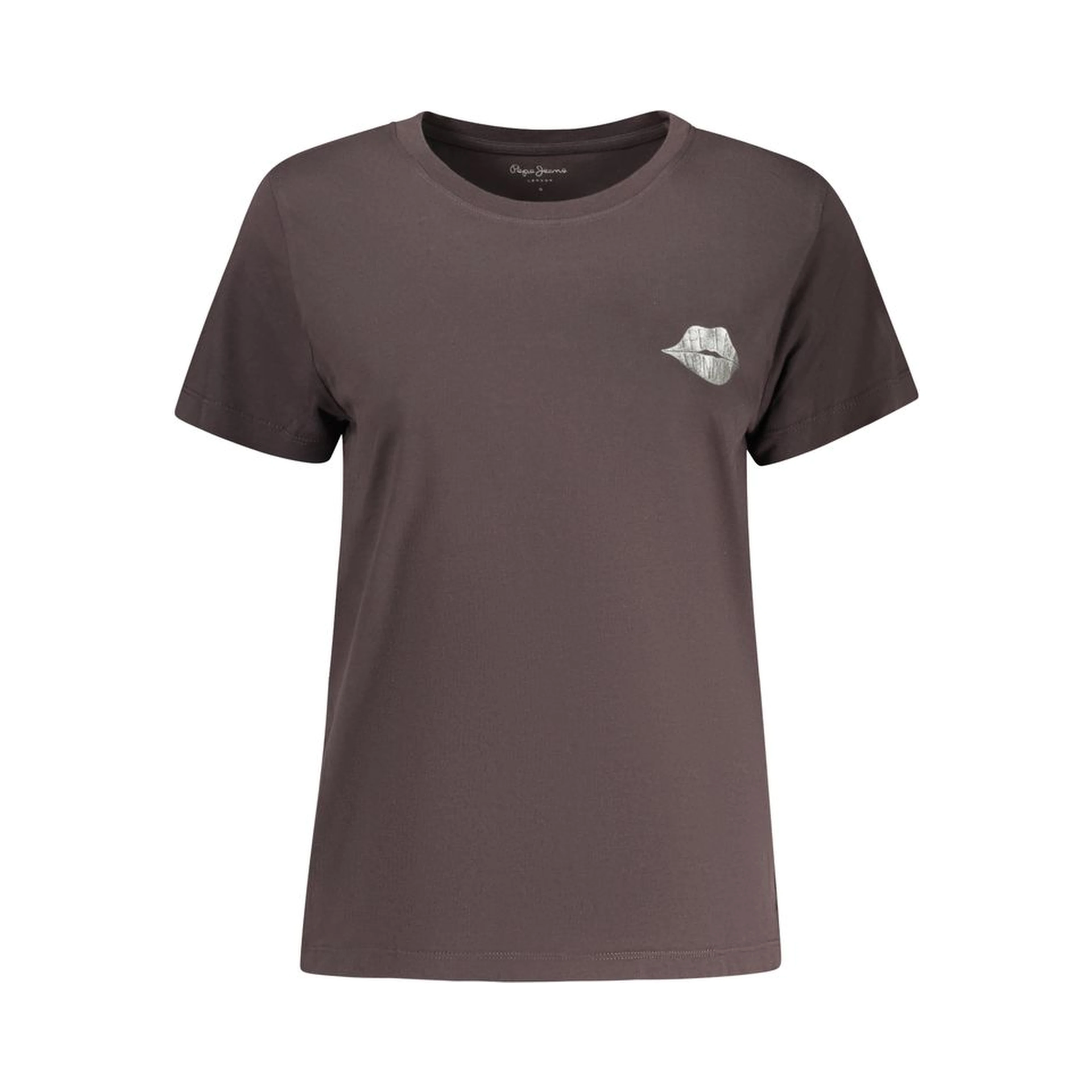 Black Cotton Women T-Shirt
