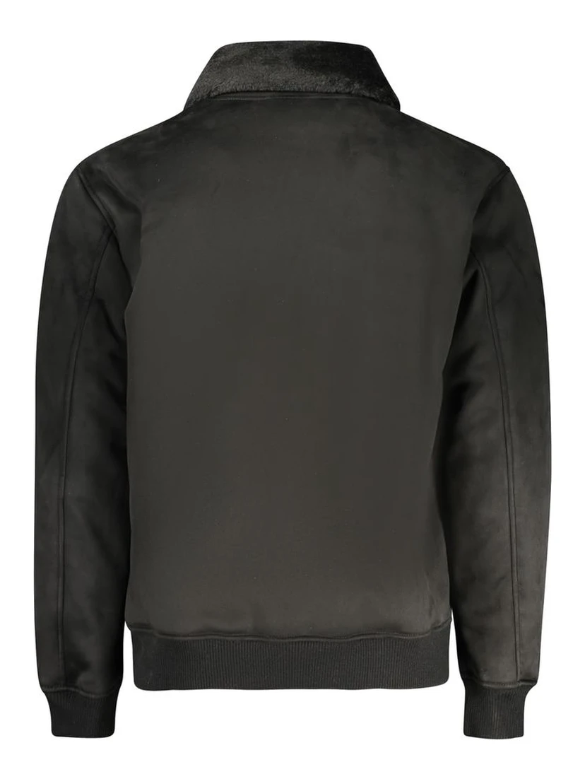Nero Poliuretano Men Jacket