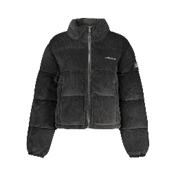 Black Polyester Shell Jacket