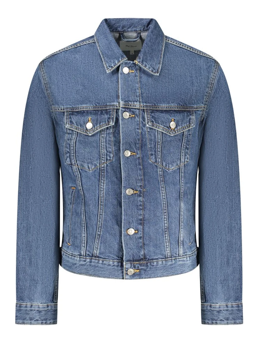 Blue Cotton Denim Jacket