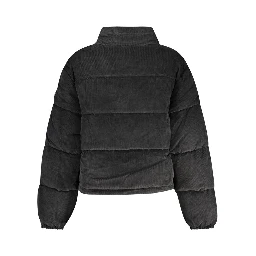 Black Polyester Shell Jacket