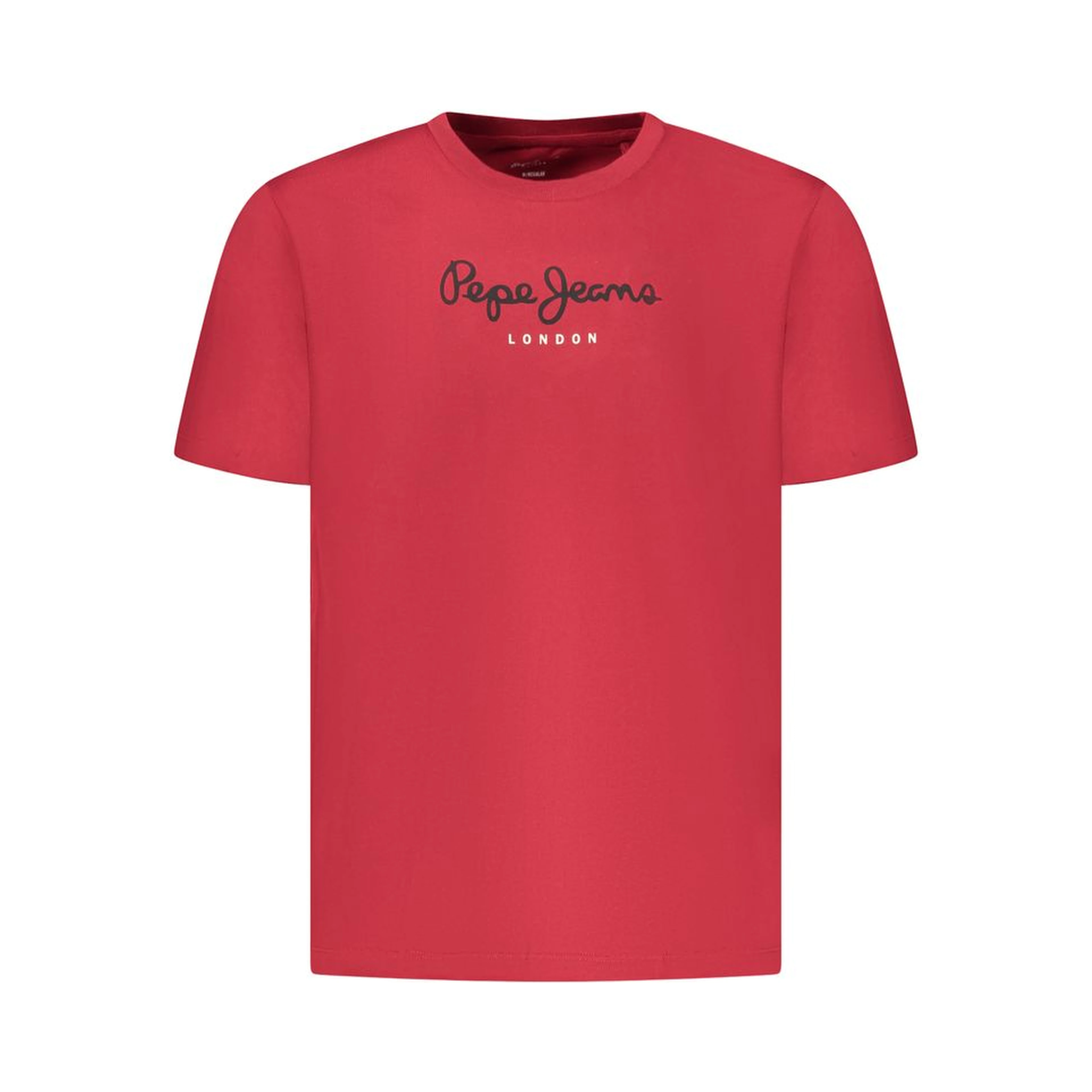 Red Cotton Men T-Shirt