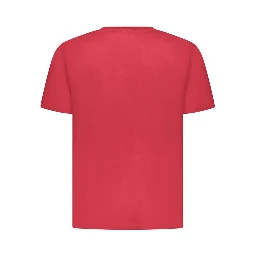 Red Cotton Men T-Shirt