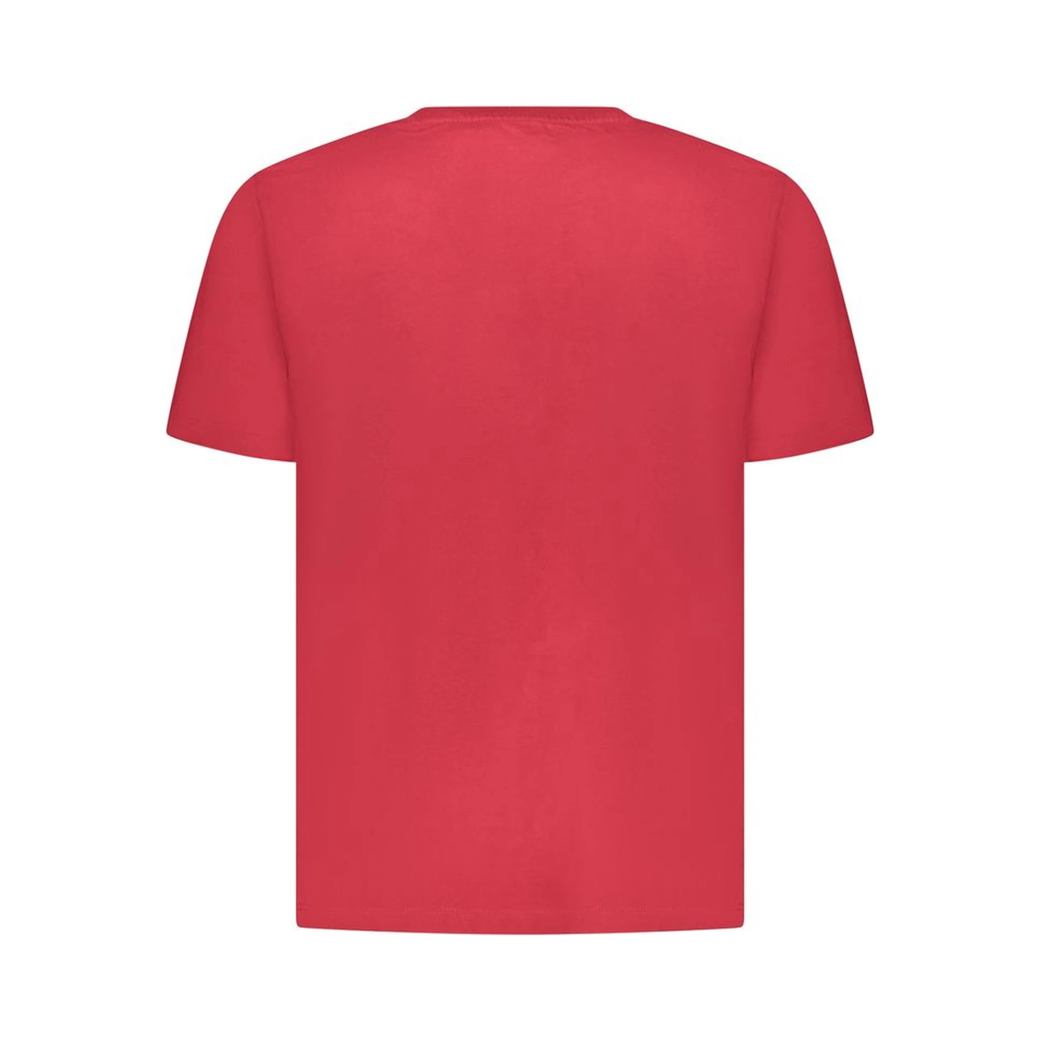 Red Cotton Men T-Shirt