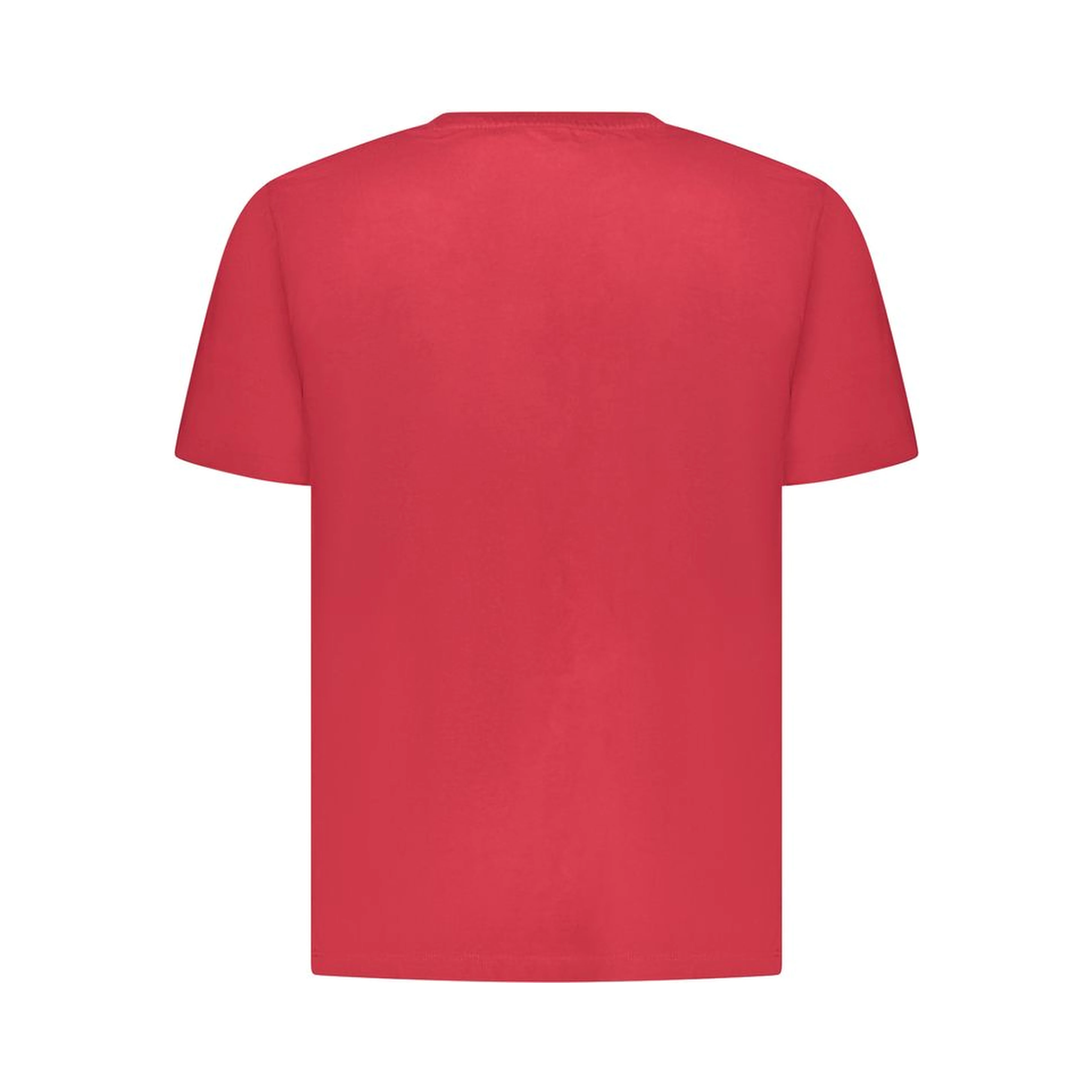Red Cotton Men T-Shirt