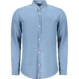 Azzurro Cotton Men Shirt