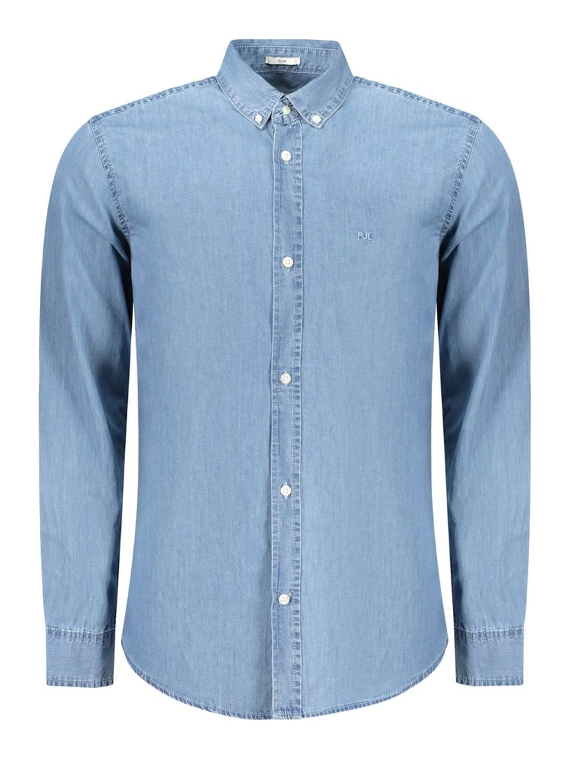 Azzurro Cotton Men Shirt