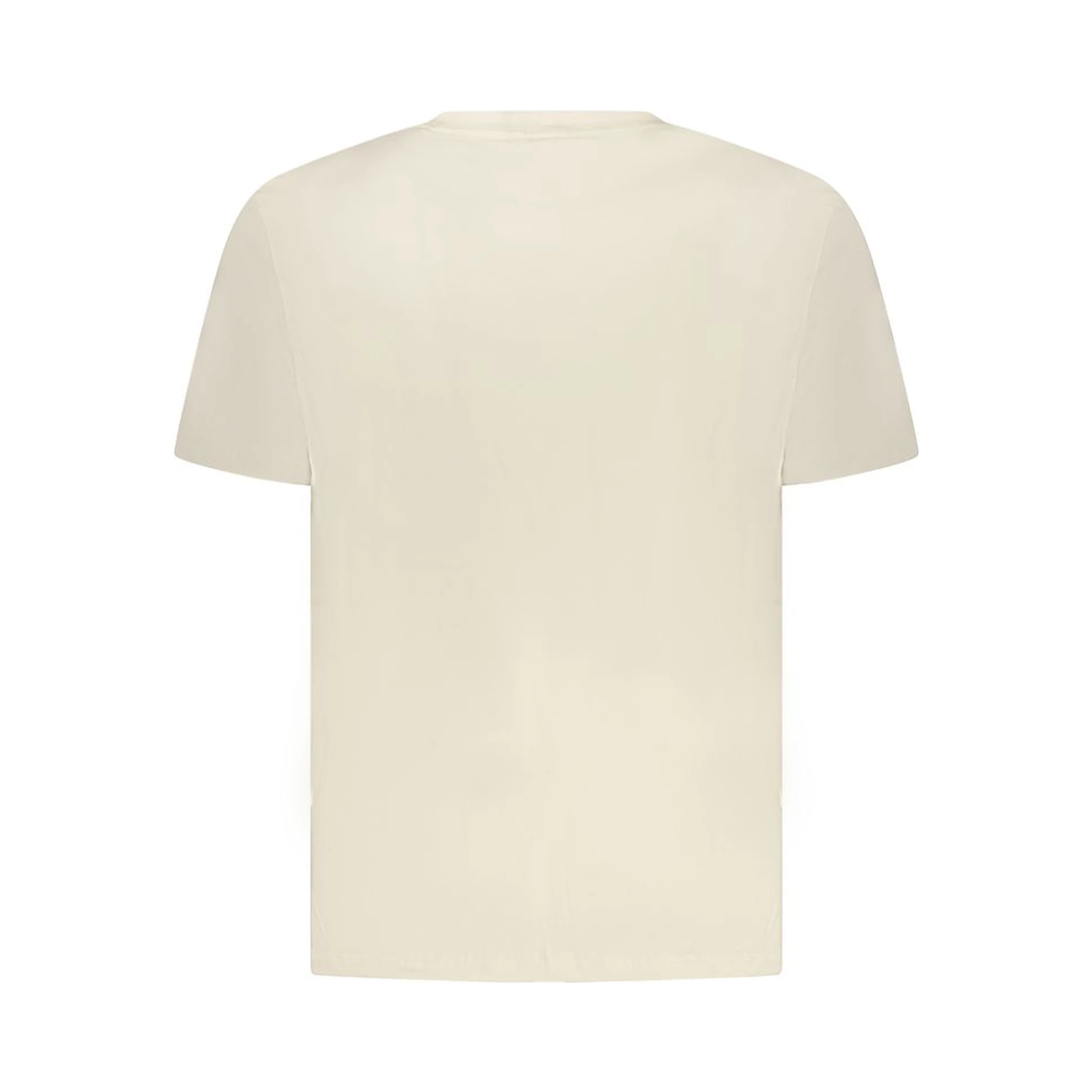Beige Cotton Men's T-Shirt