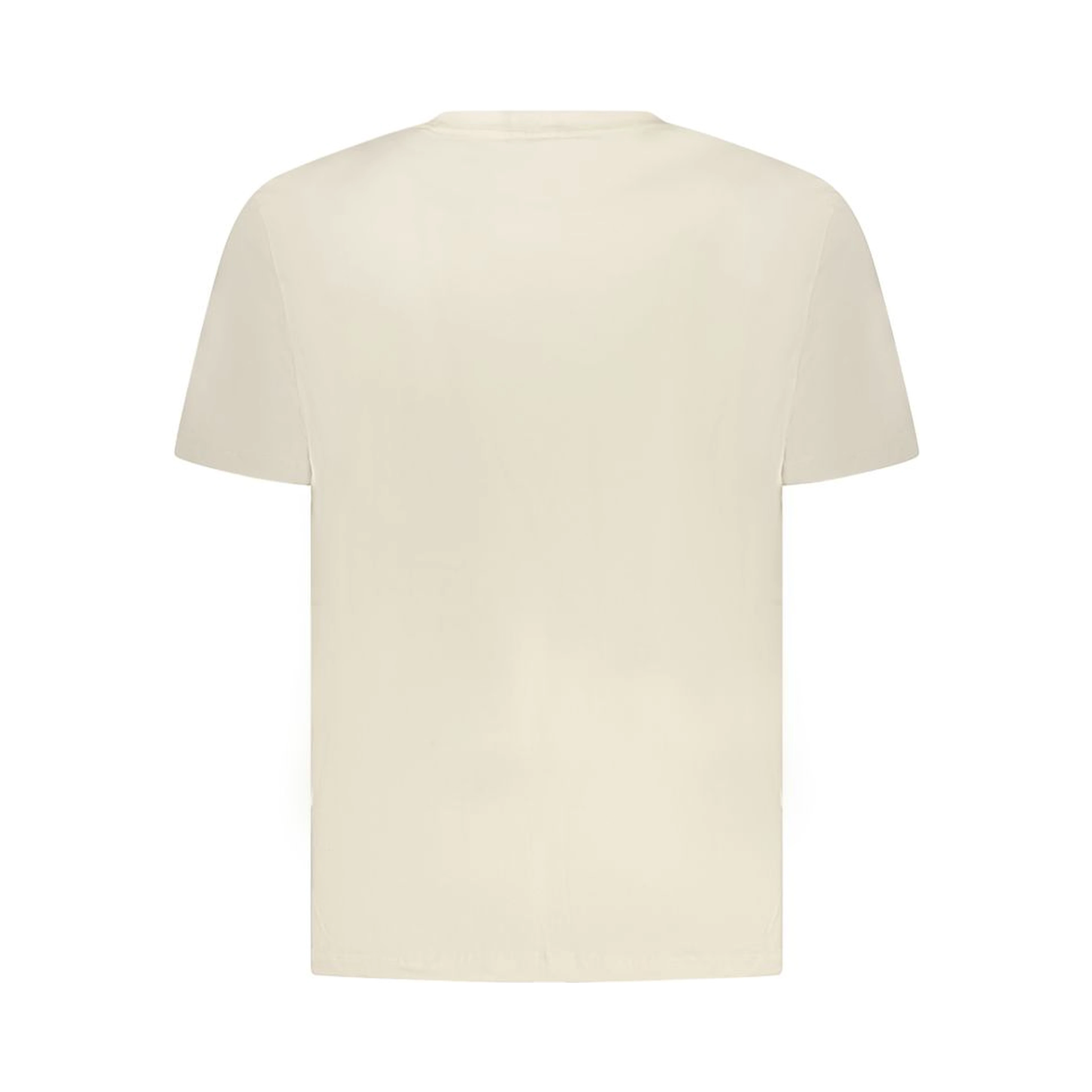 Beige Cotton Men's T-Shirt