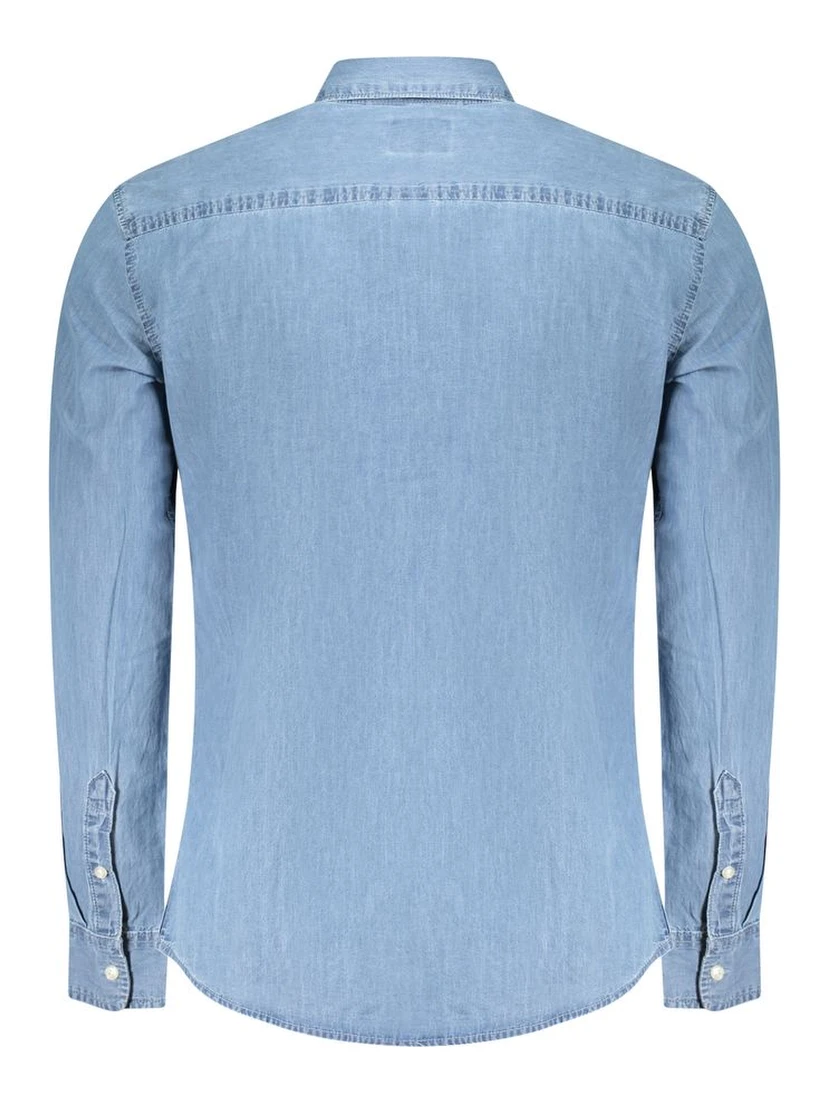 Azzurro Cotton Men Shirt