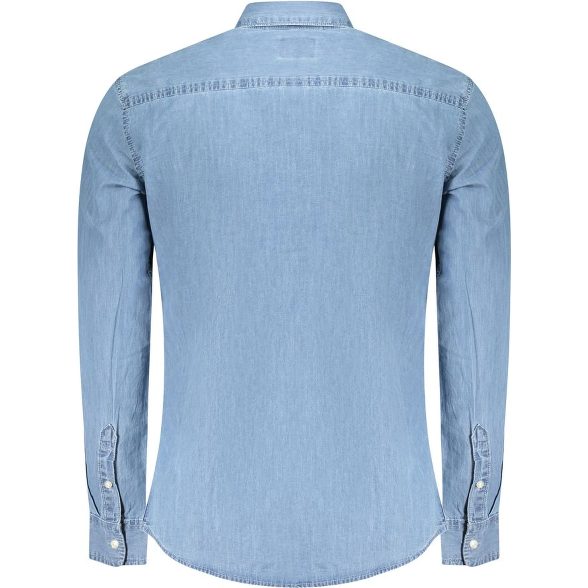 Azzurro Cotton Men Shirt