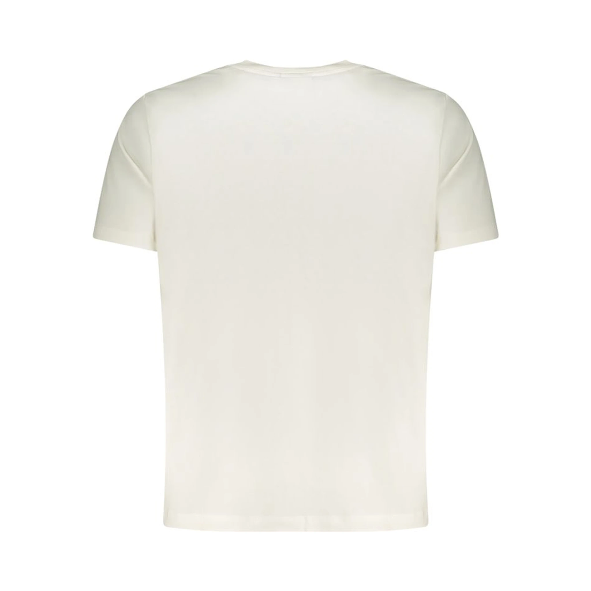 White Cotton Men T-Shirt