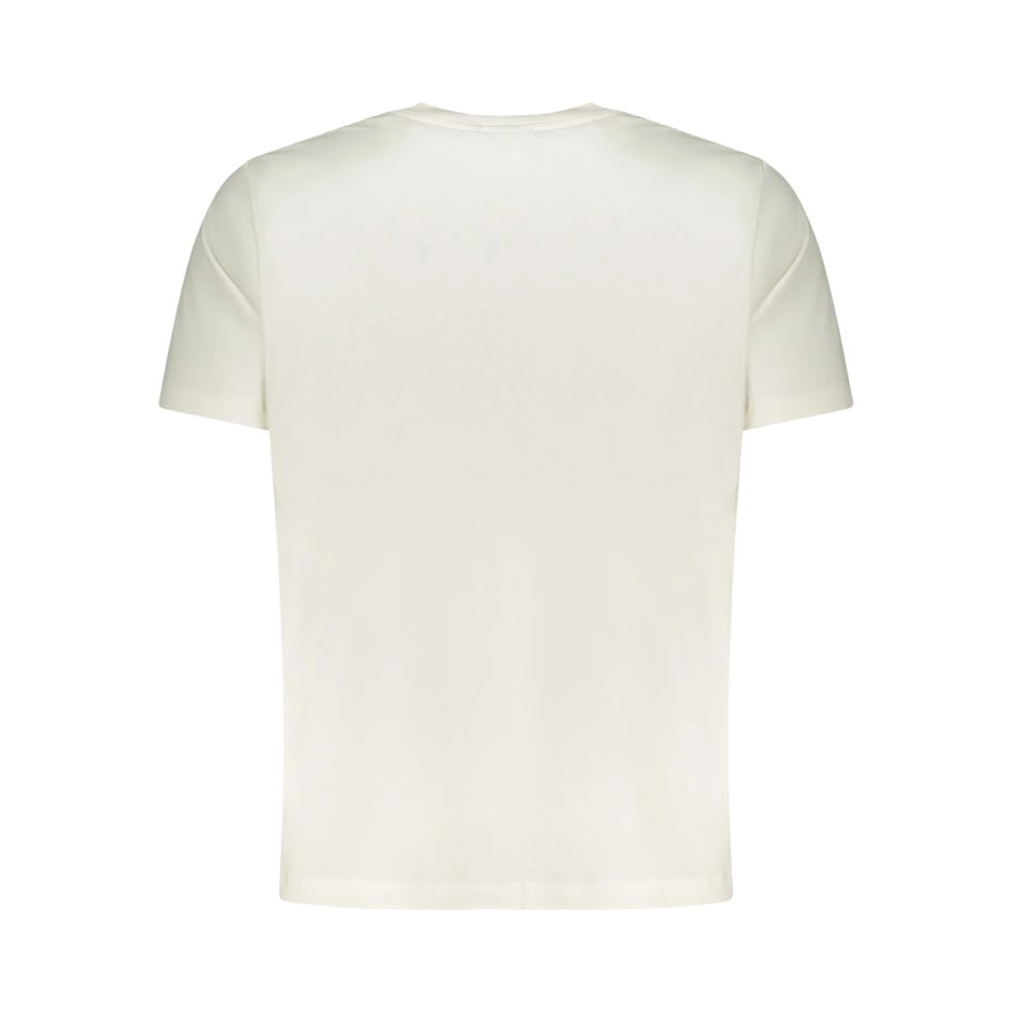 White Cotton Men T-Shirt