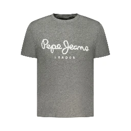 Grigio Cotton Men T-Shirt