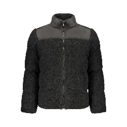 Black Polyester Shell Jacket
