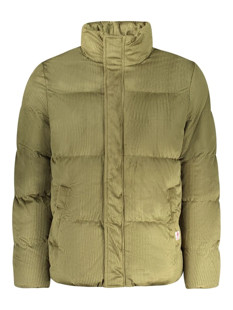 Green Polyester Coat