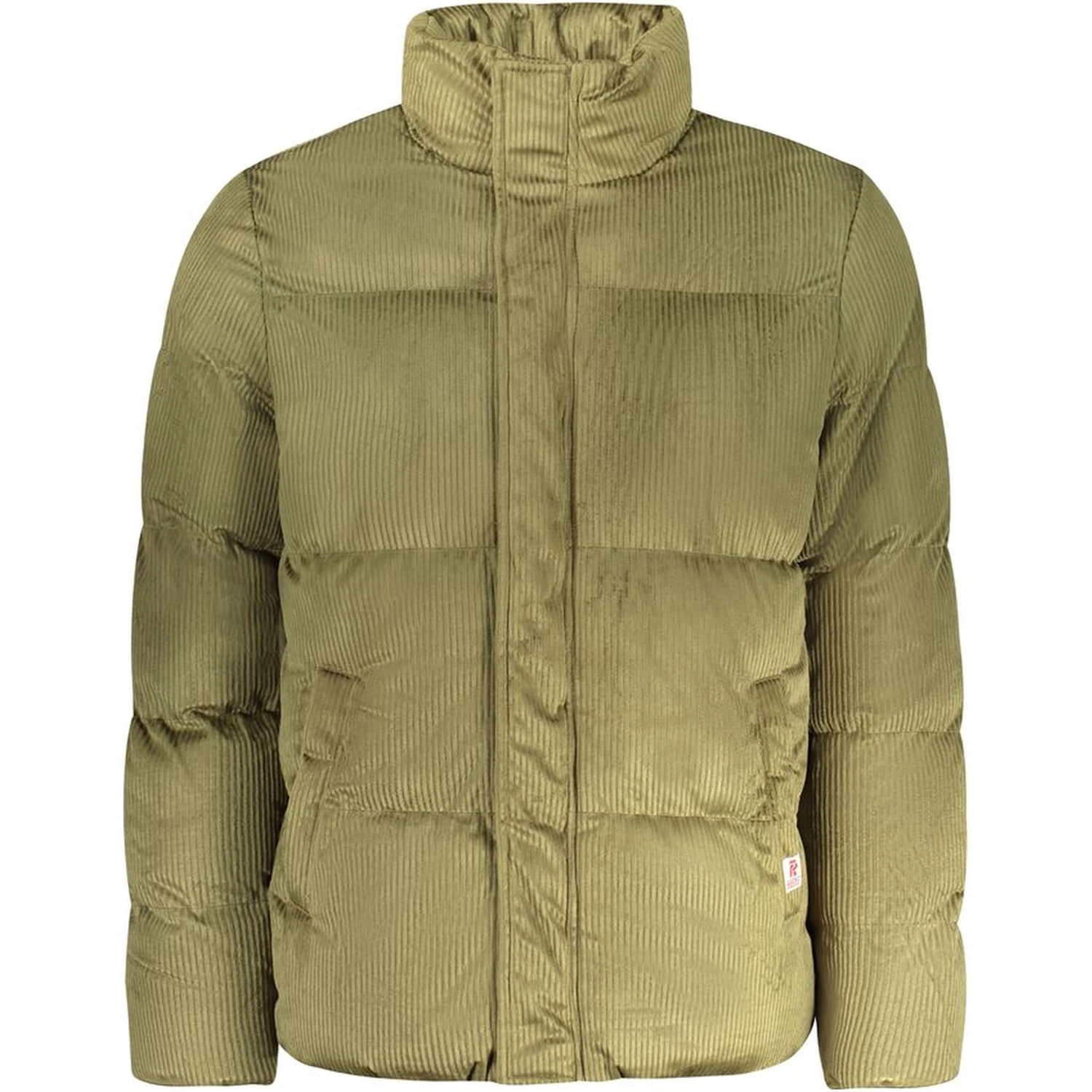 Green Polyester Coat