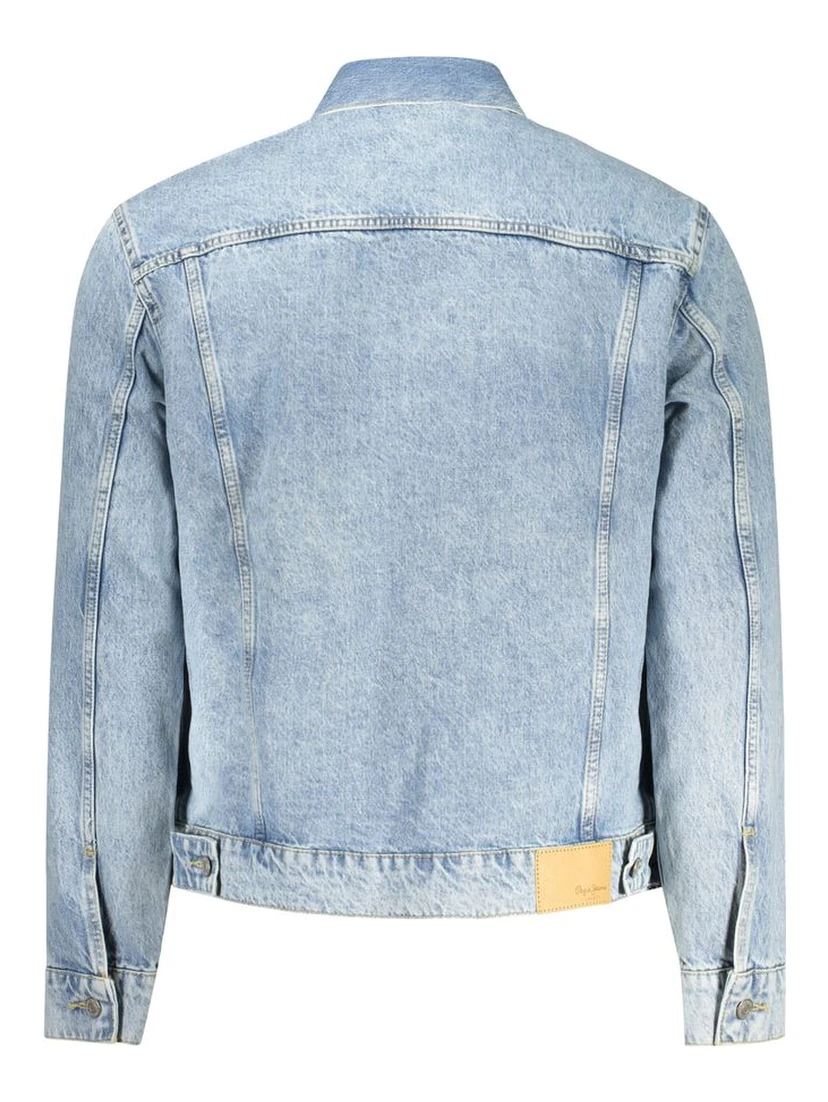 Azzurro Cotton Men Jacket