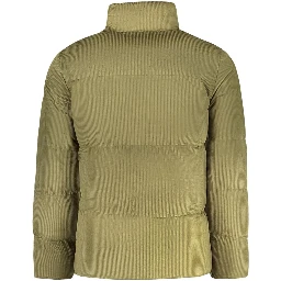 Green Polyester Coat