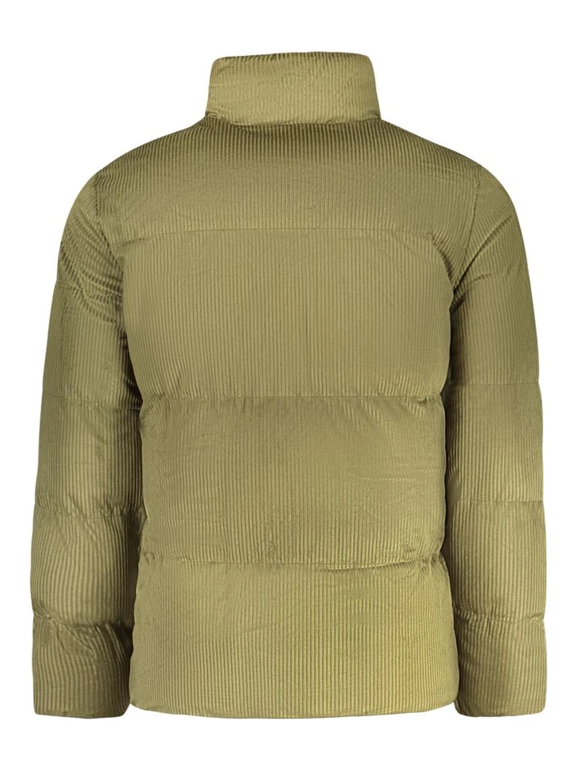 Green Polyester Coat