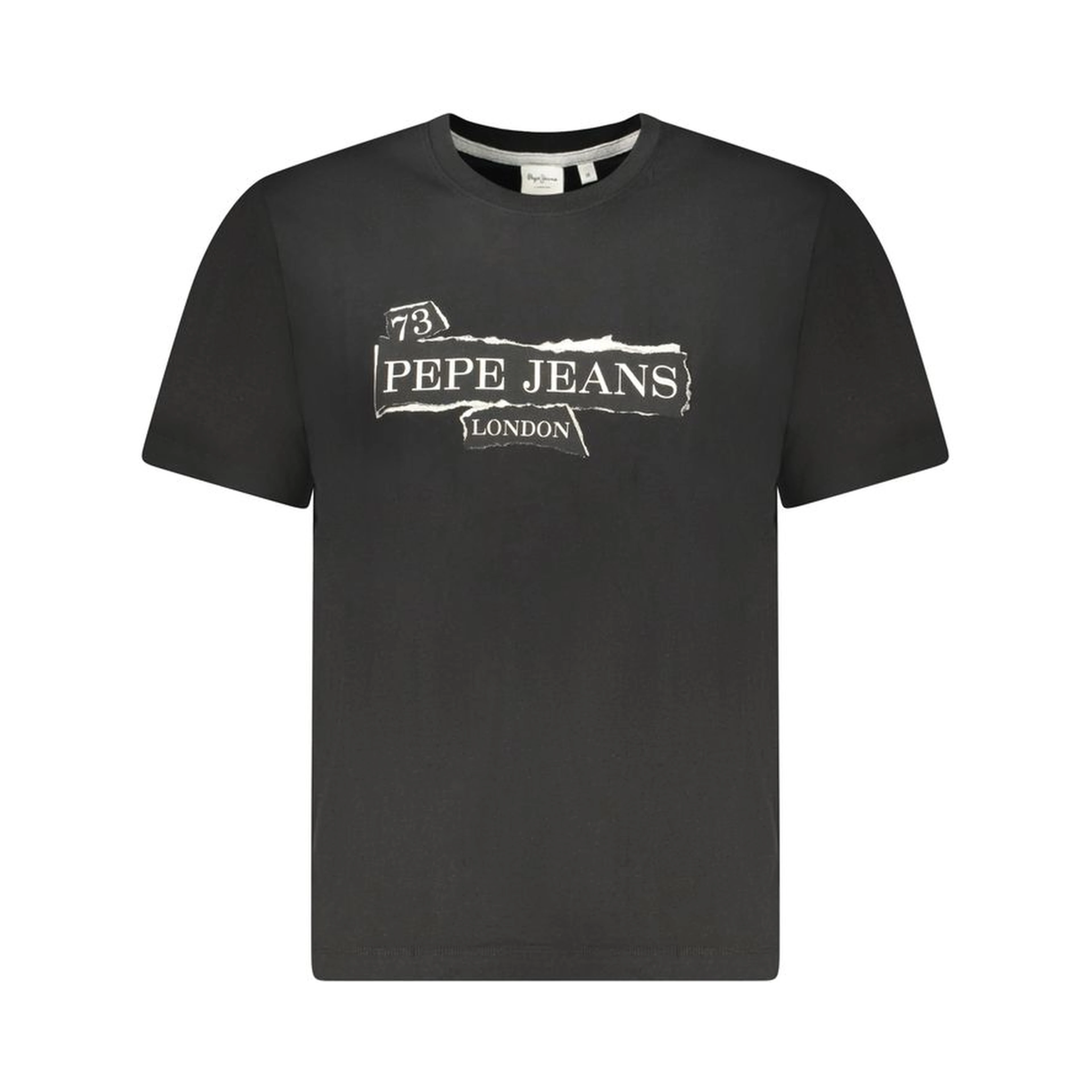 Black Cotton Men's T-Shirt