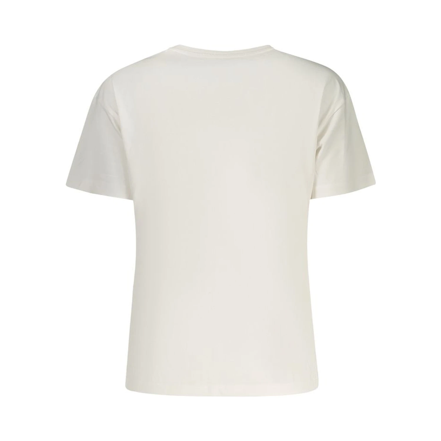 White Cotton Women T-Shirt