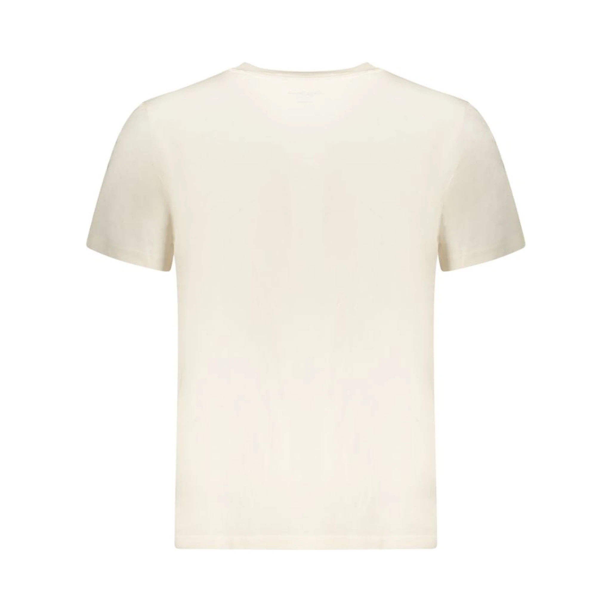 Beige Cotton Men's T-Shirt