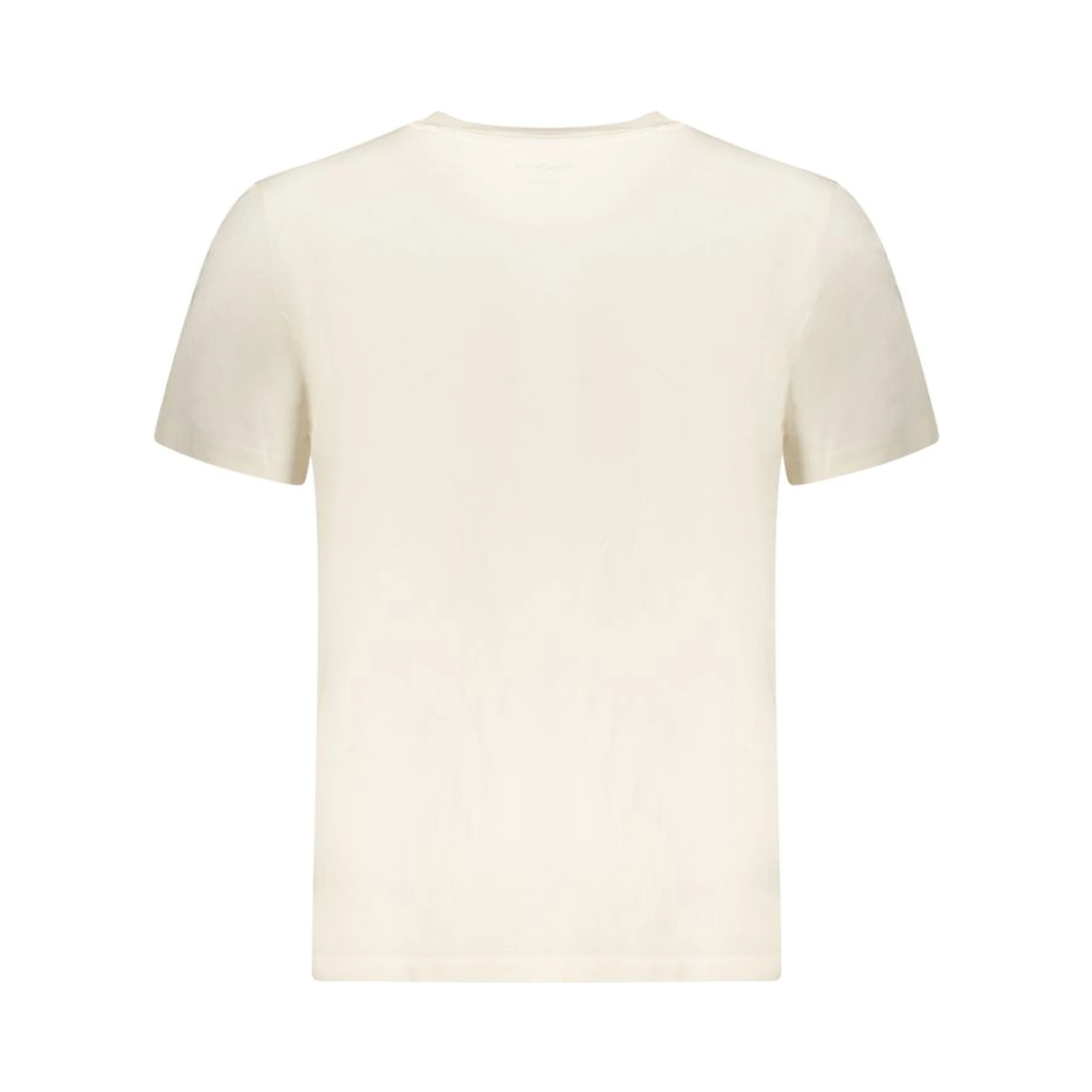 Beige Cotton Men's T-Shirt