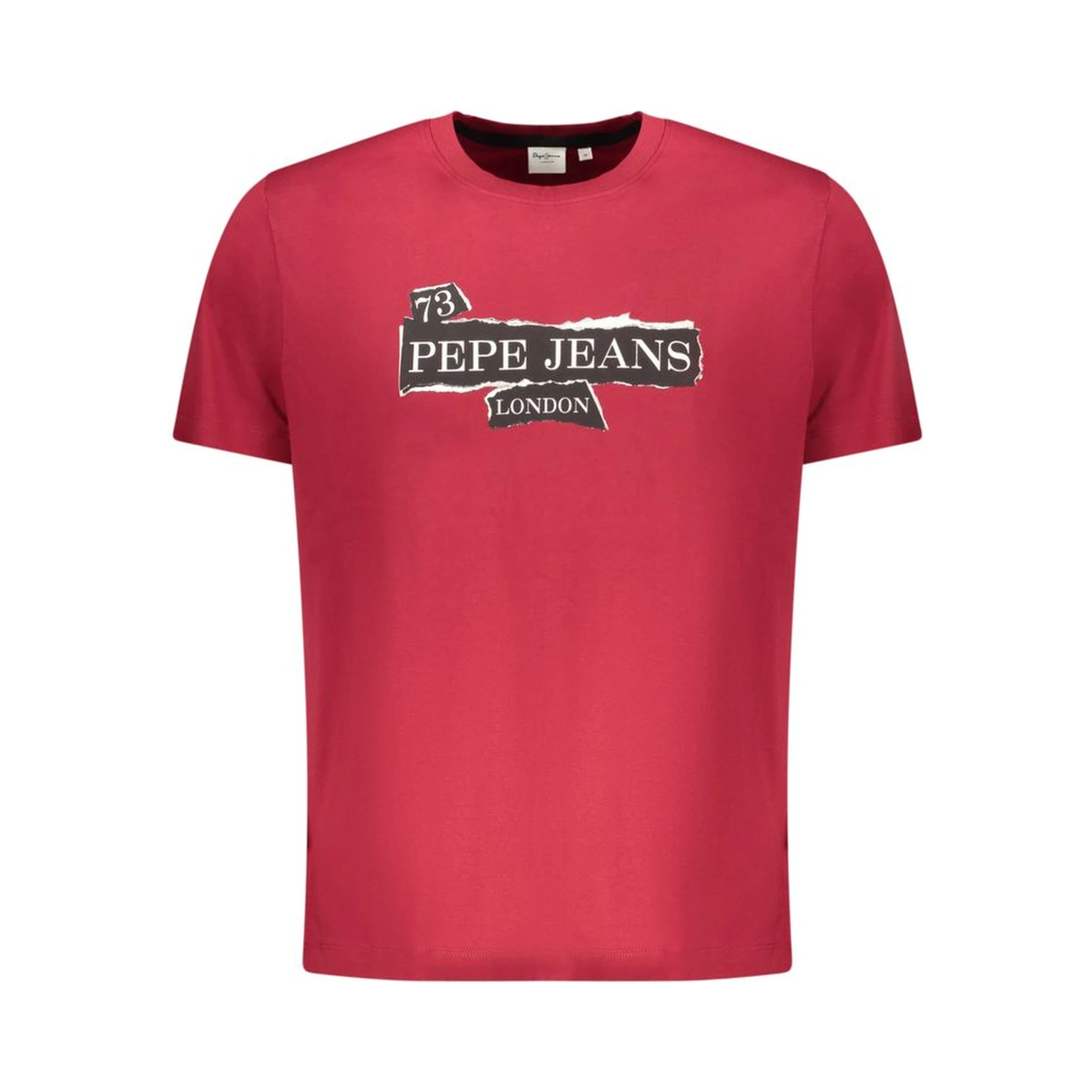 Red Cotton Men T-Shirt