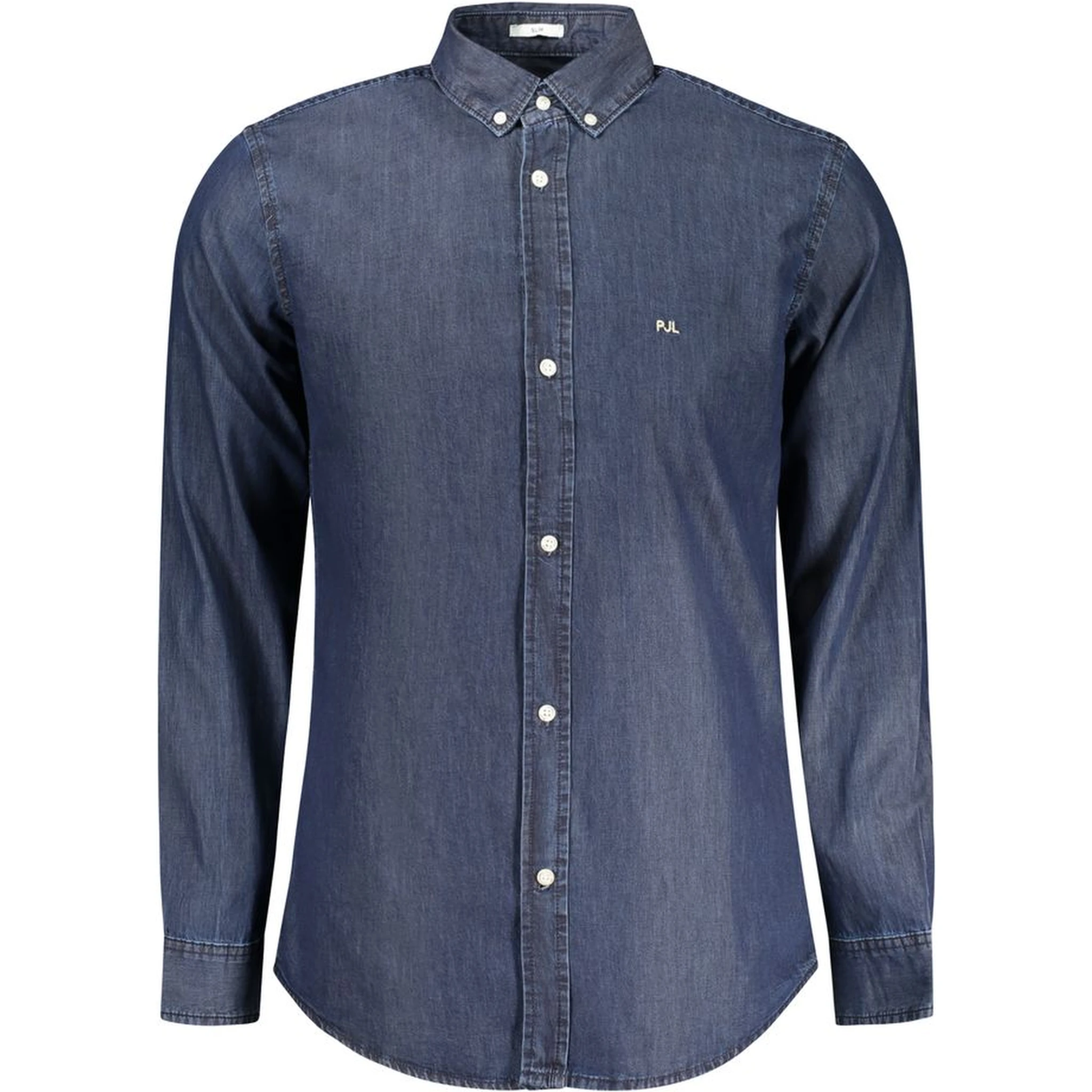 Blu Cotton Men Shirt