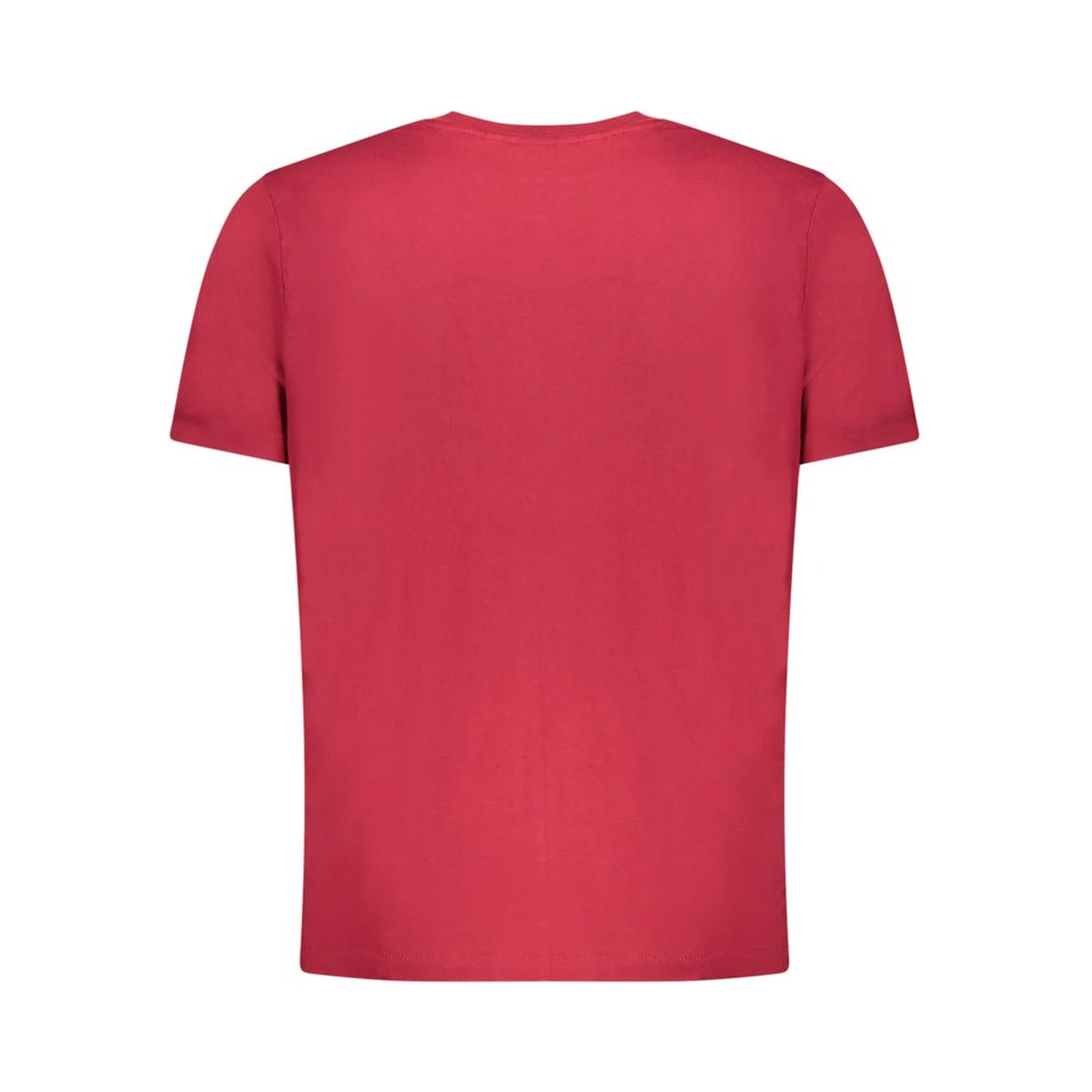 Red Cotton Men T-Shirt