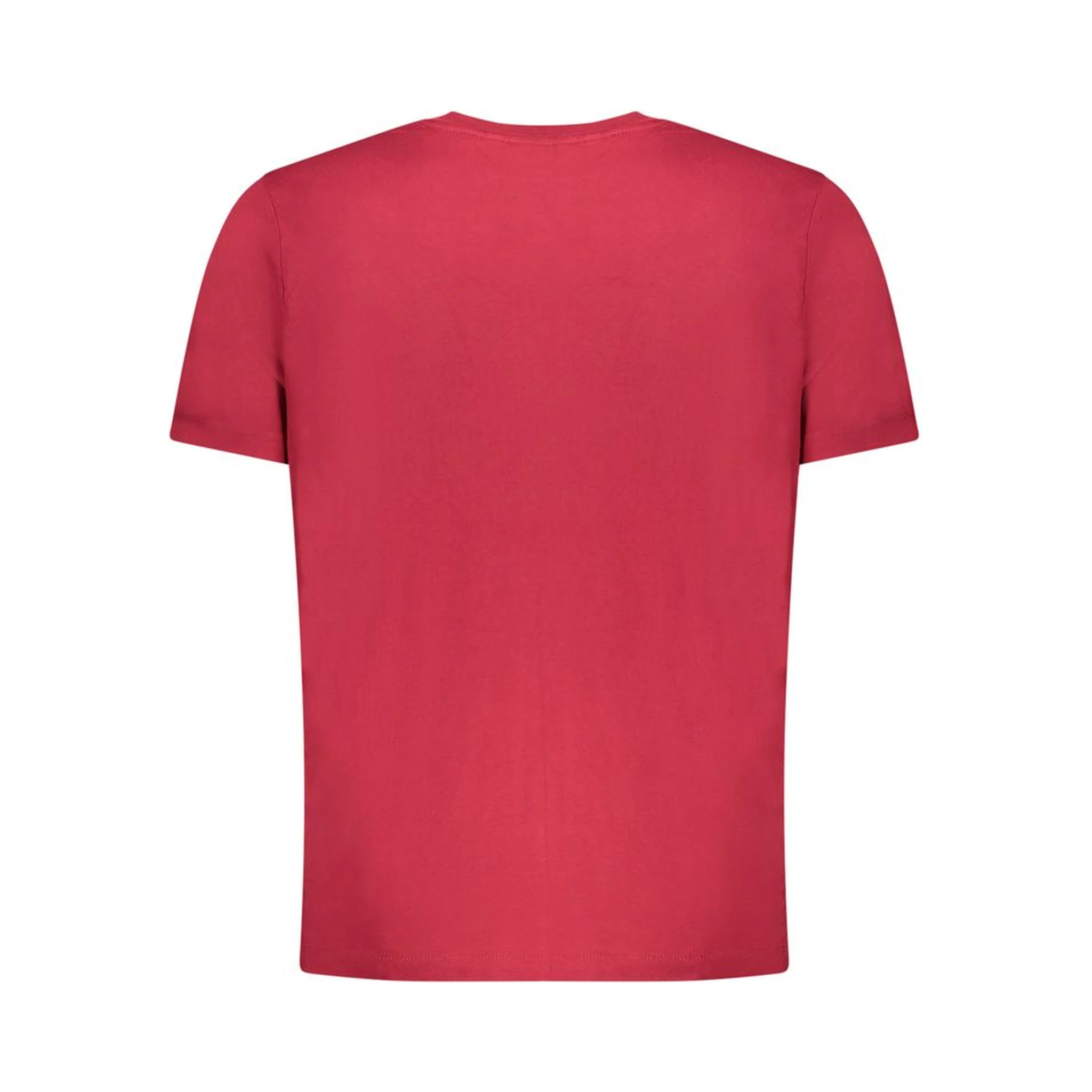 Red Cotton Men T-Shirt