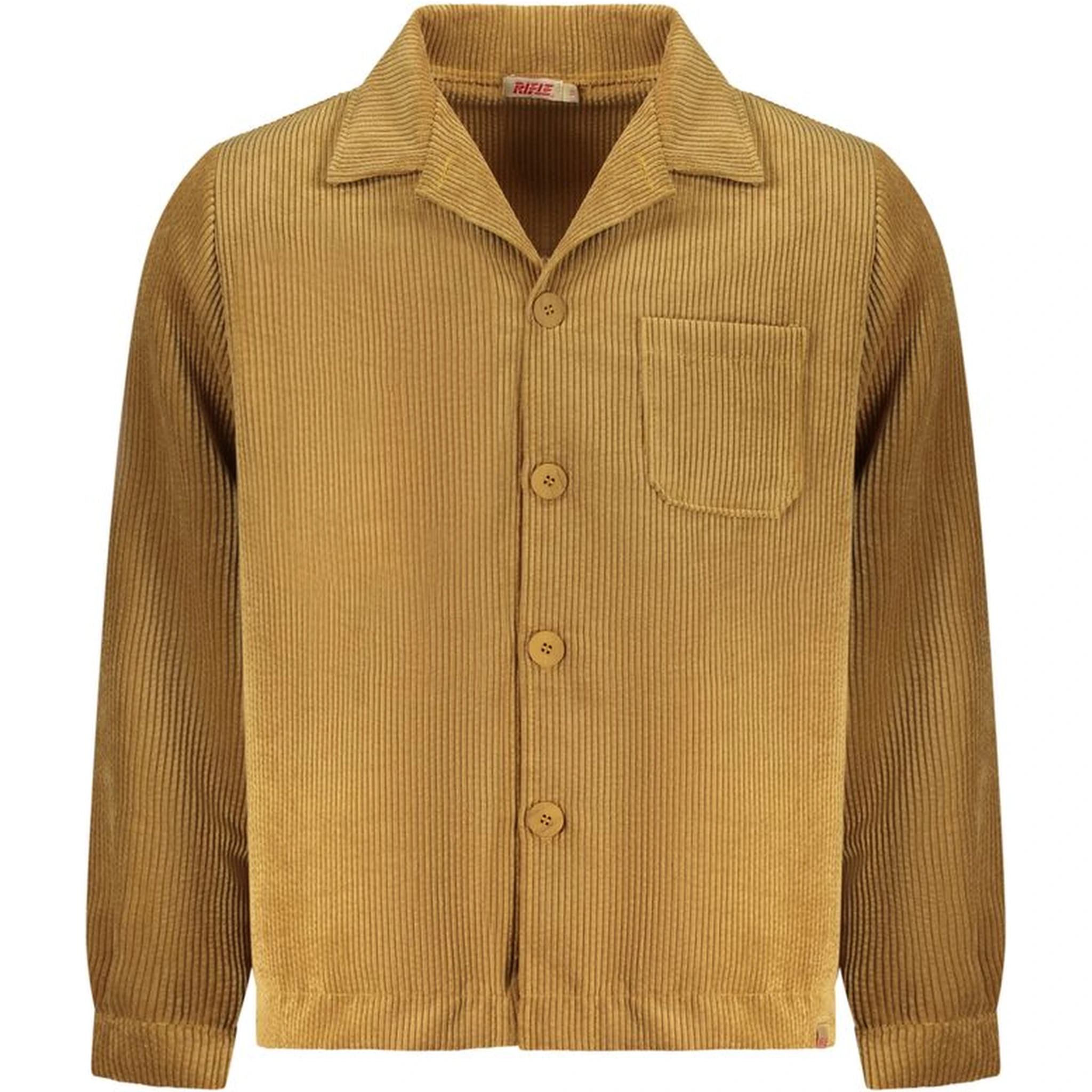 Marrone Polyester Men's Shirt