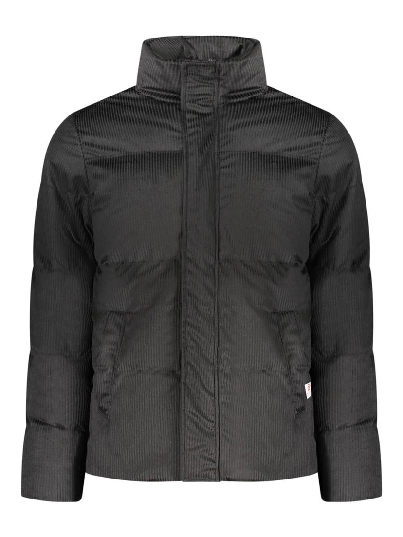 Black Polyester Men's Jacket