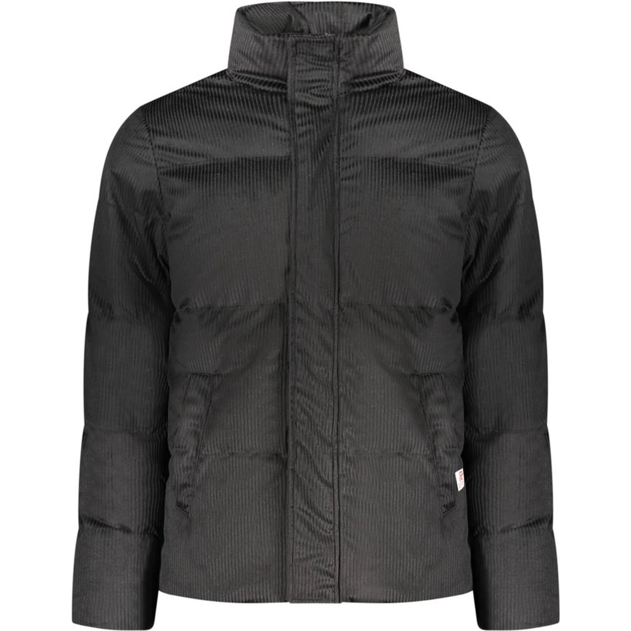 Black Polyester Men's Jacket